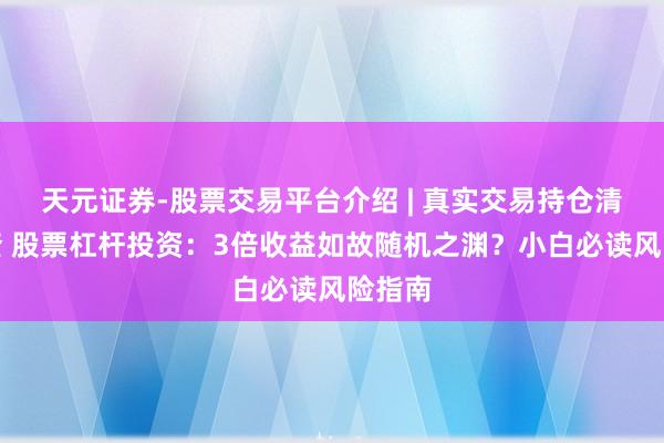 天元证券-股票交易平台介绍 | 真实交易持仓清晰可查 股票杠杆投资:3倍收益如故随机之渊?小白必读风险指南