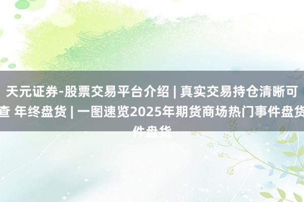 天元证券-股票交易平台介绍 | 真实交易持仓清晰可查 年终盘货 | 一图速览2025年期货商场热门事件盘货