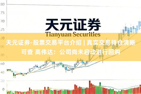 天元证券-股票交易平台介绍 | 真实交易持仓清晰可查 高伟达：公司尚未启动进行回购