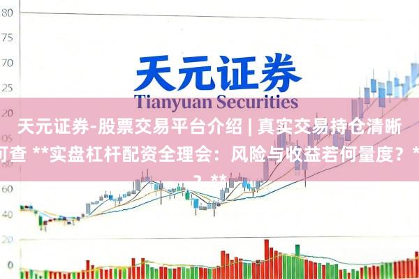 天元证券-股票交易平台介绍 | 真实交易持仓清晰可查 **实盘杠杆配资全理会：风险与收益若何量度？**